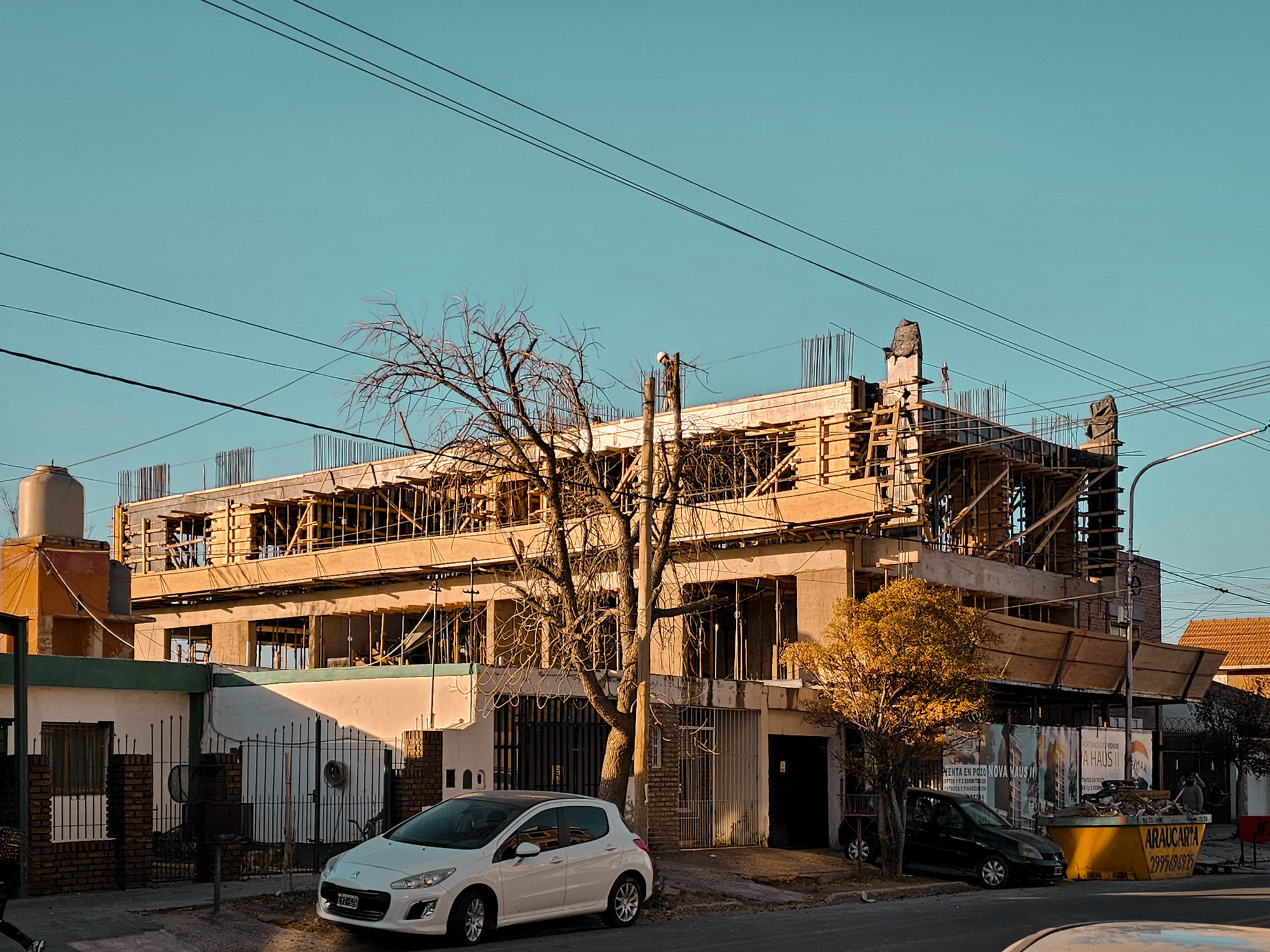 Avance de obra · Vista desde la calle